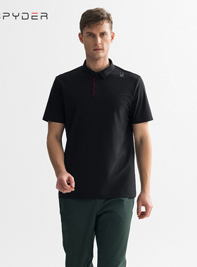 SPYDER蜘蛛25春夏新品男士户外休闲运动短袖POLO衫T恤25ES461M