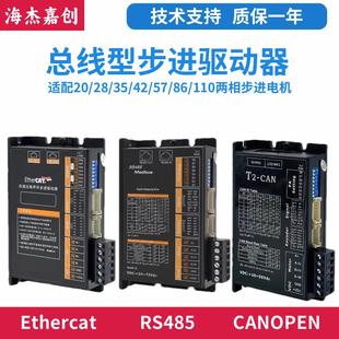 EtherCAT RS485 110两相步进电机 CANOpen总线驱动器适配20