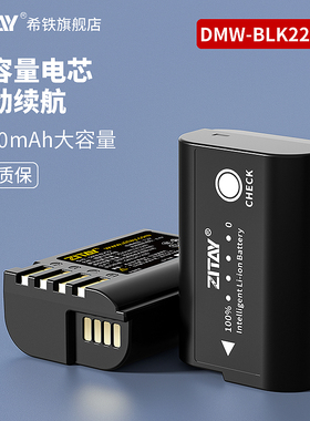 希铁DMW-BLK22单反相机电池适用松下G92/S52/S52X/gh5m2/s5mark2单反GH6/S1 II二代 S1R2 双口充电器