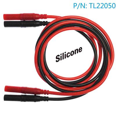 TL22050超柔软高压大电流13AWG2.5平方硅胶两头护套公万用表插头
