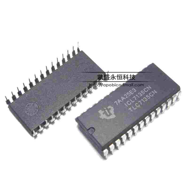 直插 ICL7135CN TLC7135CN DIP-28 4.5位 0.003K 模数转换器(ADC)