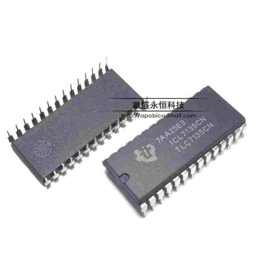 直插 ICL7135CN TLC7135CN DIP-28 4.5位 0.003K 模数转换器(ADC)