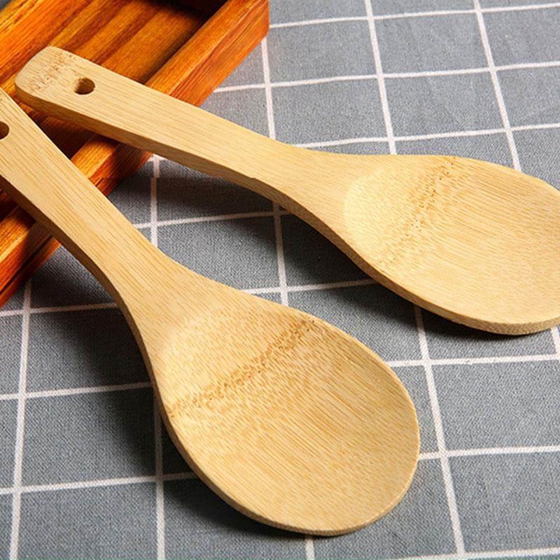 竹饭勺电饭锅饭勺天然l实木竹打干饭勺米饭铲饭瓢家用盛饭勺子无