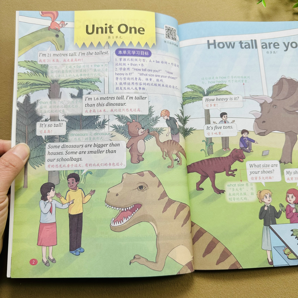 2026新版人教版PEP六年级下册英语课堂笔记同步教材课文中英文翻译全文课文扫码听读英语词汇英语单词表课后练习6年级下册课堂笔记