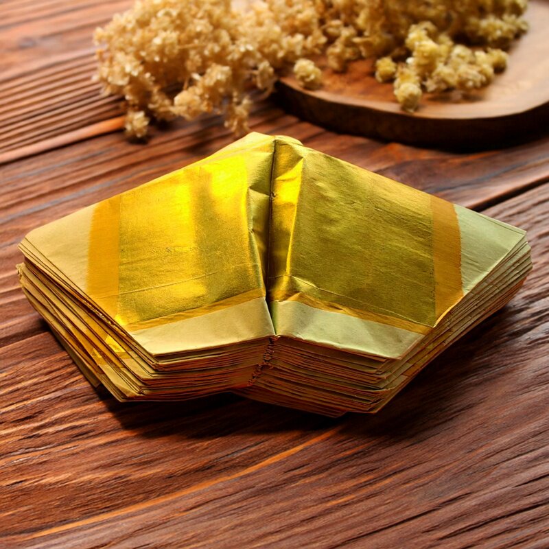 纸钱折元宝金锡纸银锡箔棋盘福州金银纸元宝金祭拜供佛金冥衣纸