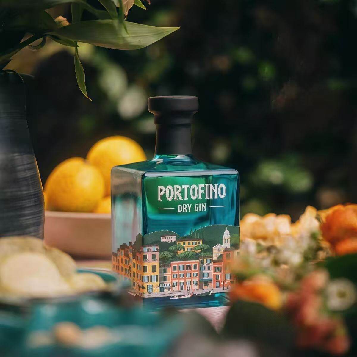 高端意大利PORTOFINO DRY GIN柑橘清香与细腻花香 波托菲诺干金酒