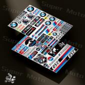 适用宝马BMW反光贴纸摩托个性 减震油箱尾箱车身划痕遮挡贴花 改装