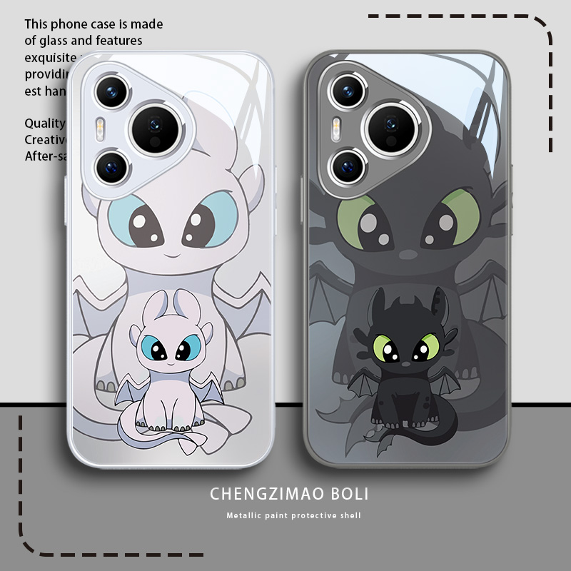 适用华为驯龙高手可爱没牙仔情侣