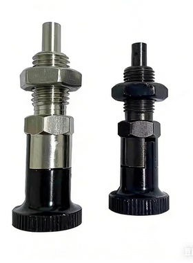 分度销复位自锁旋钮柱塞ZAG05 06 15 16 35 36 45 46-M10 M12 M16