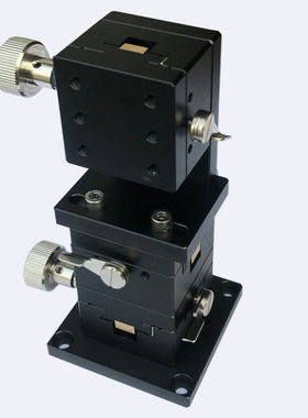 现货XYZ轴燕尾槽滑台XYZFG25 40 60高精度齿条齿轮型三轴位移平台