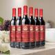 开普山K168干红葡萄酒原瓶进口红酒14度赤霞珠混酿750ml整箱礼盒