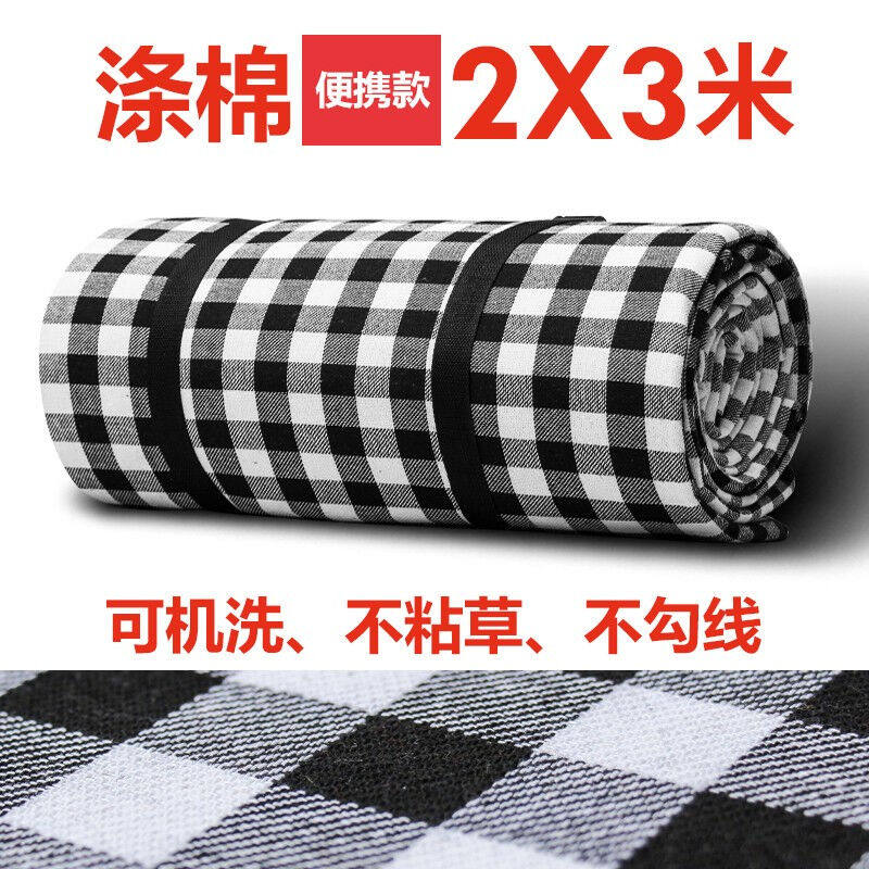 戎美丹尼超大3米野餐垫防潮垫布加厚防水户外帐篷露营地垫爬行垫