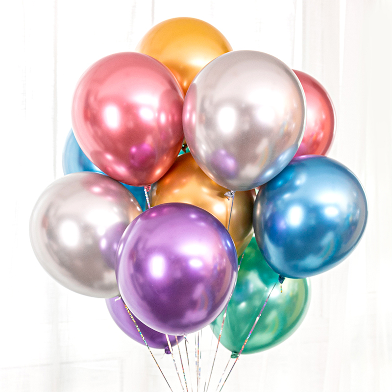 气球浪漫婚房婚礼装饰生日派对新房场景布置网红加厚金属金色气球