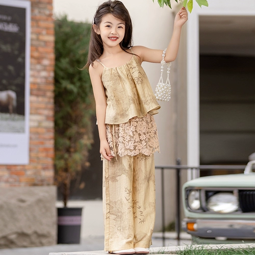 Летний высококачественный комплект для отдыха, китайский стиль, эффект подтяжки
