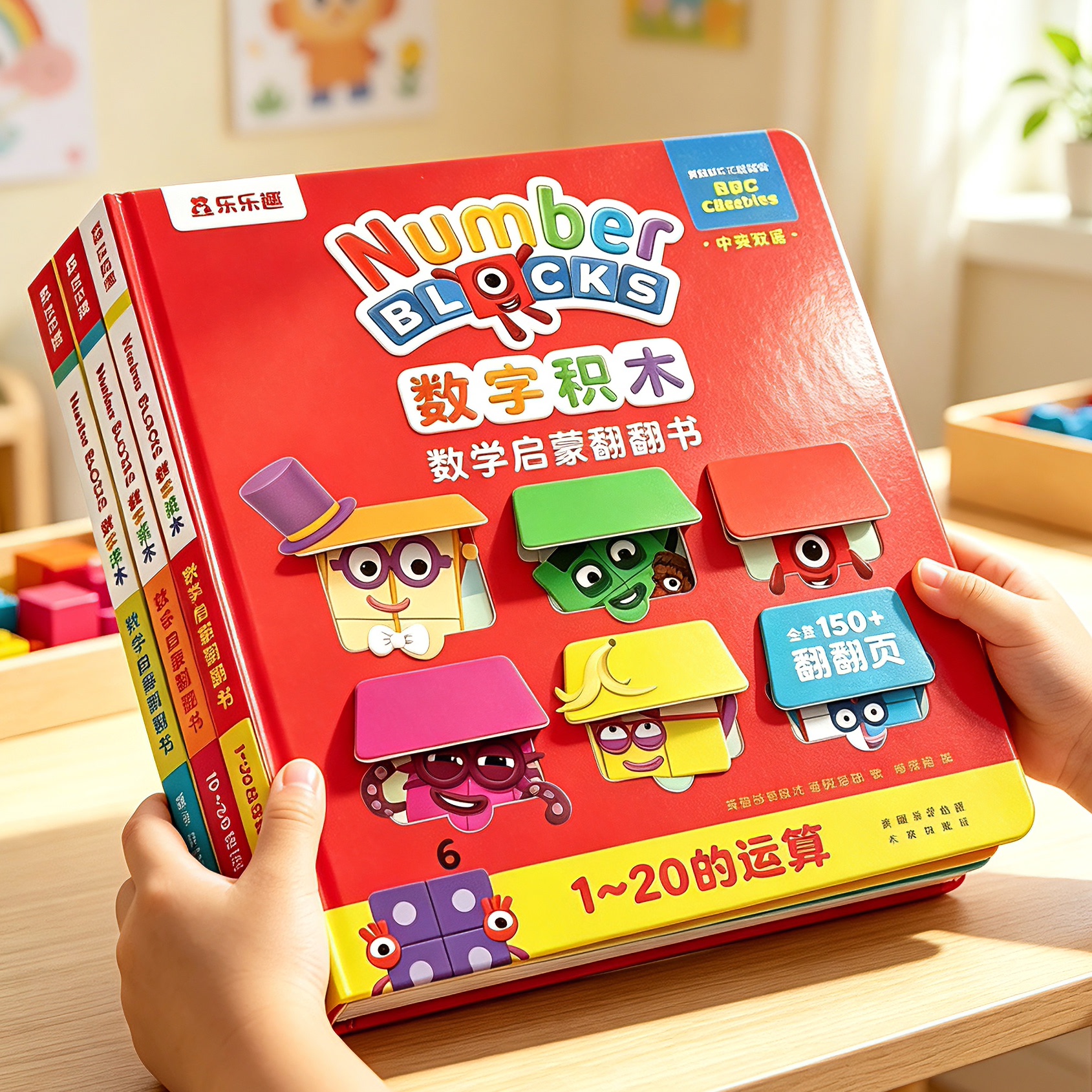 乐乐趣数字积木启蒙BBC正版授权