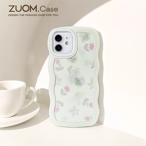 三星s24手机壳ins风晕染水彩花