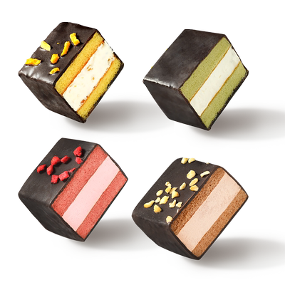 哥本优选巧克力梦龙派脆皮魔芋小蛋糕无低减蔗糖生酮零食甜品MCT