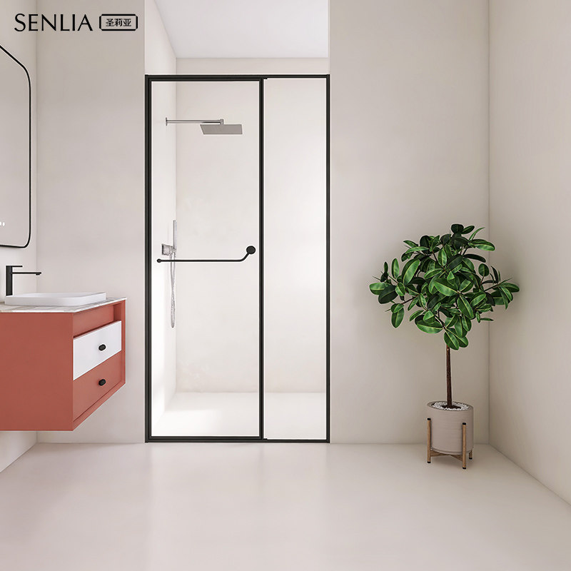 圣莉亚淋浴房玻璃隔断家用浴室推拉门屏风浴房卫生间玻璃门淋浴间
