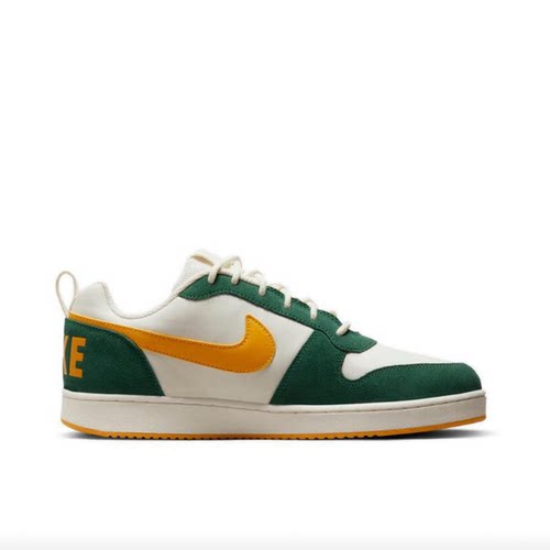 耐克Nike Court Borough Low 2低帮板鞋男款白绿黄