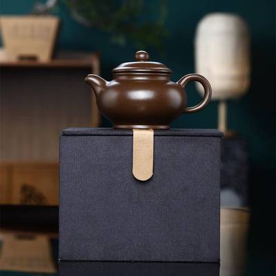 球孔紫泥小潘壶宜兴紫砂壶茶具功夫茶具单壶泡茶壶礼品有