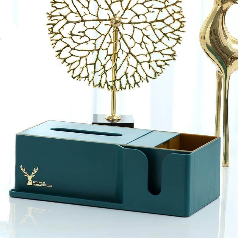 纸巾盒新品多功能遥控器收纳盒 轻奢纸巾盒抽纸盒纸巾收纳盒茶几,收纳整理,纸巾盒,淘宝优惠券,粉丝福利购,淘宝优惠卷