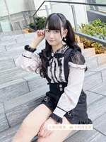 Japanese-style sweet mass-produced off-the-shoulder lace with cutout design, sweet and slimming 0310 long-sleeved shirt thumbnail 5