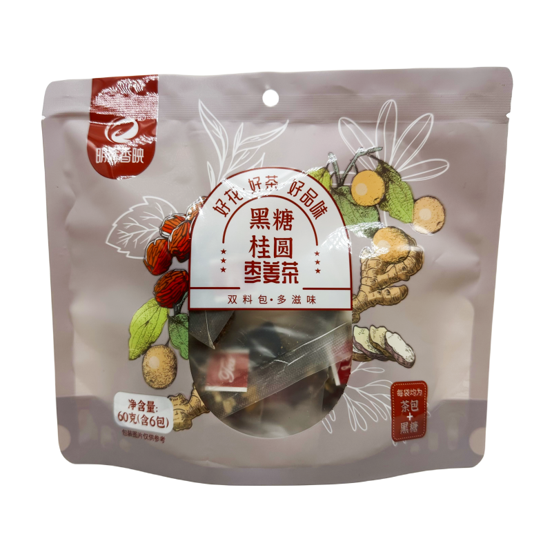 明辉香映黑糖桂圆枣姜茶60g(6包)黑糖,红枣,枸杞,桂圆干,生姜