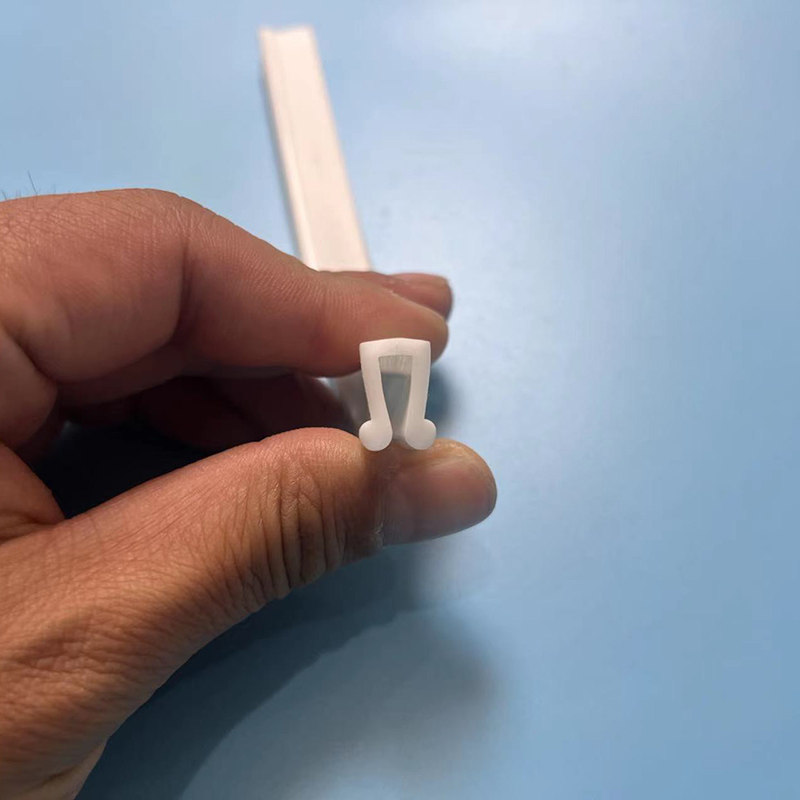 u型白色硅胶条新麦炉门玻璃门封条耐高温烤箱密封条耐磨抗老化