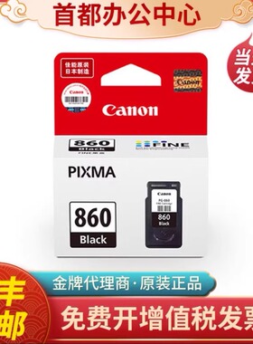 原装佳能PG860墨盒TS5380打印机860XL 861XL黑色CL861大容量墨水