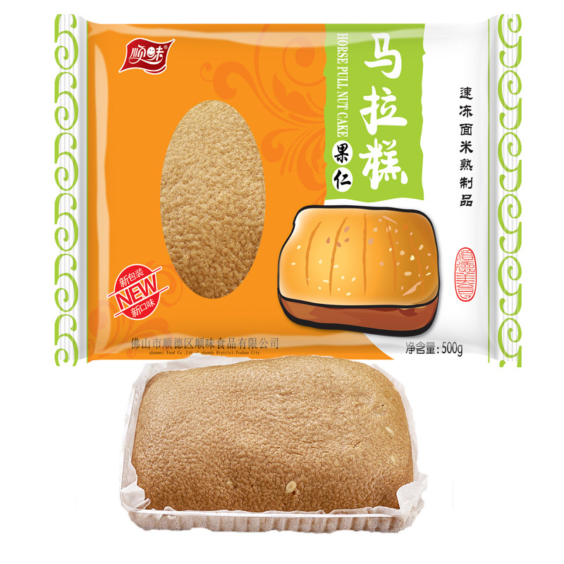 顺味果仁马拉糕500克装顺丰配送