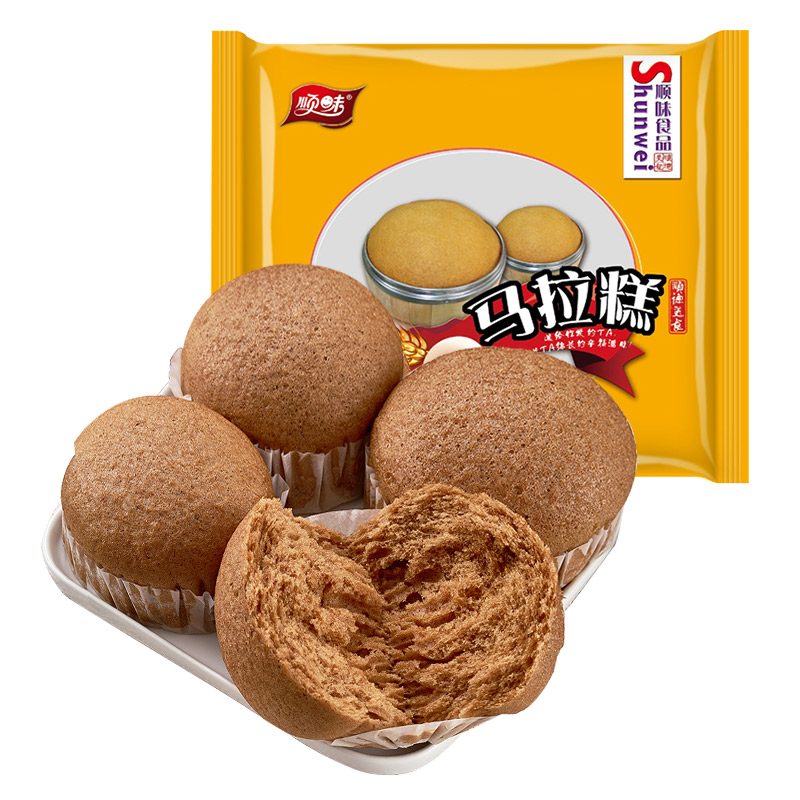 顺味马拉糕450克4个装