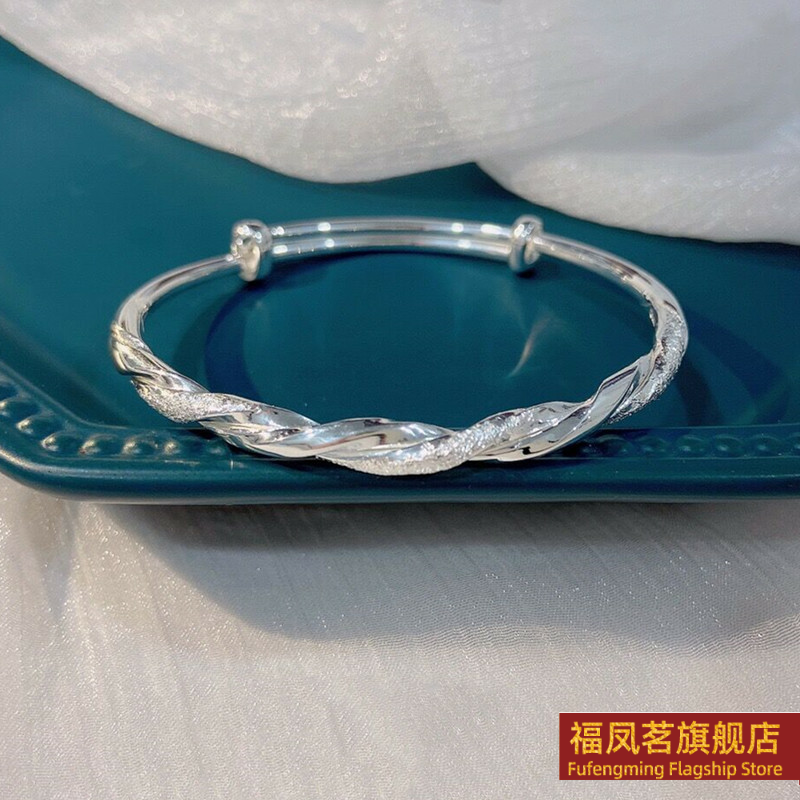 原创设计女银饰香港正生莫比手镯