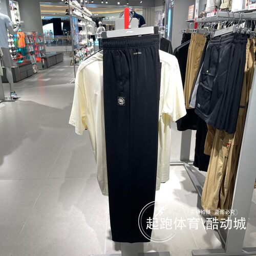 李宁男反伍直筒宽松百搭休闲卫裤