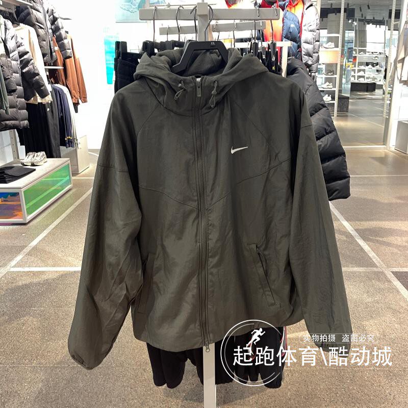 Nike耐克风行者系列2024冬季新款男子摇粒绒连帽夹克外套 HV1065