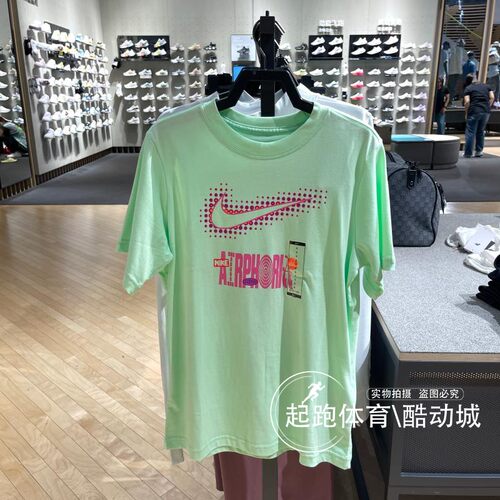 耐克女百搭纯棉休闲宽松T恤