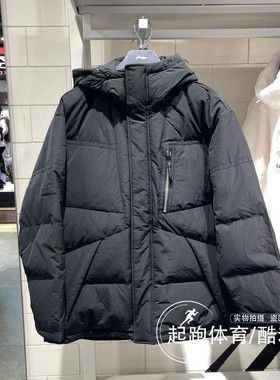 李宁男子羽绒服2023冬新款时尚潮流鸭绒保暖宽松连帽外套AYMT065