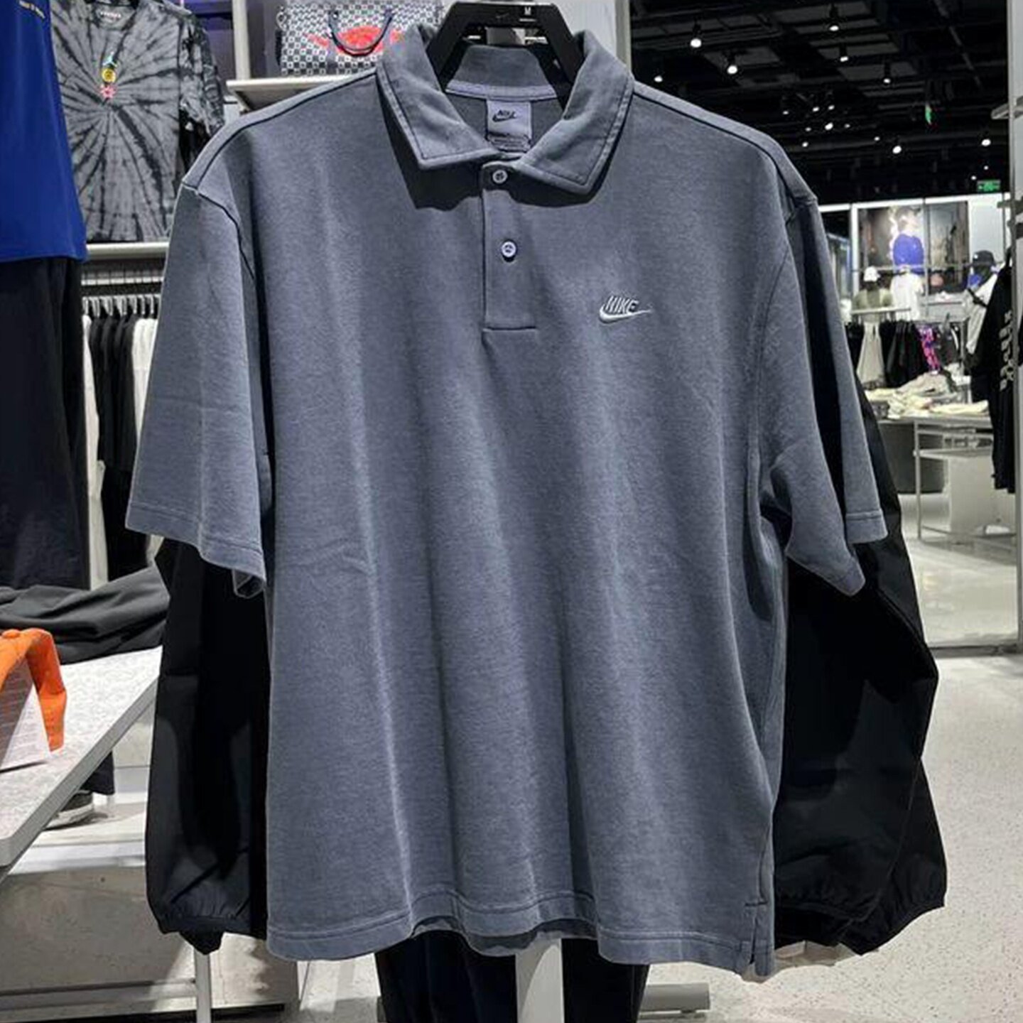 Nike耐克男子短袖POLO衫2026夏秋纯棉水洗宽松针织翻领T恤 IF0732