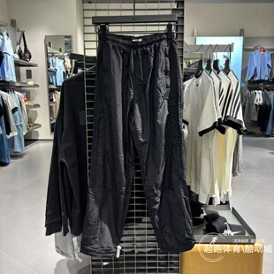 adidas阿迪达斯三叶草男子2025春季新款梭织直筒宽松运动裤JC6225