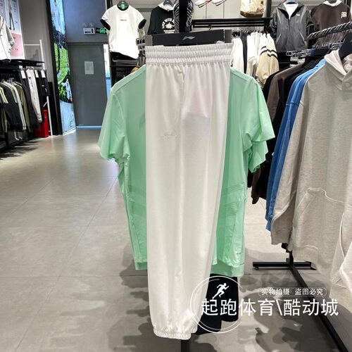 李宁女束脚舒适吸湿排汗宽松卫裤
