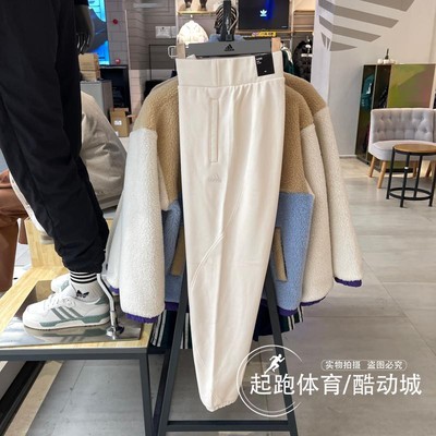 阿迪达斯女休闲针织束脚运动长裤