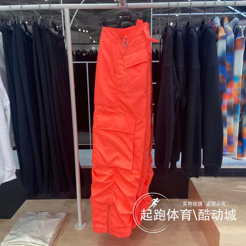 Nike耐克Jordan女子2025冬季新款中腰直筒宽松工装休闲长裤HV0343