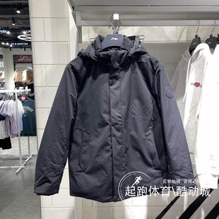 运动休闲保暖连帽羽绒服 时尚 AYMU291 新款 李宁男子外套2024冬季