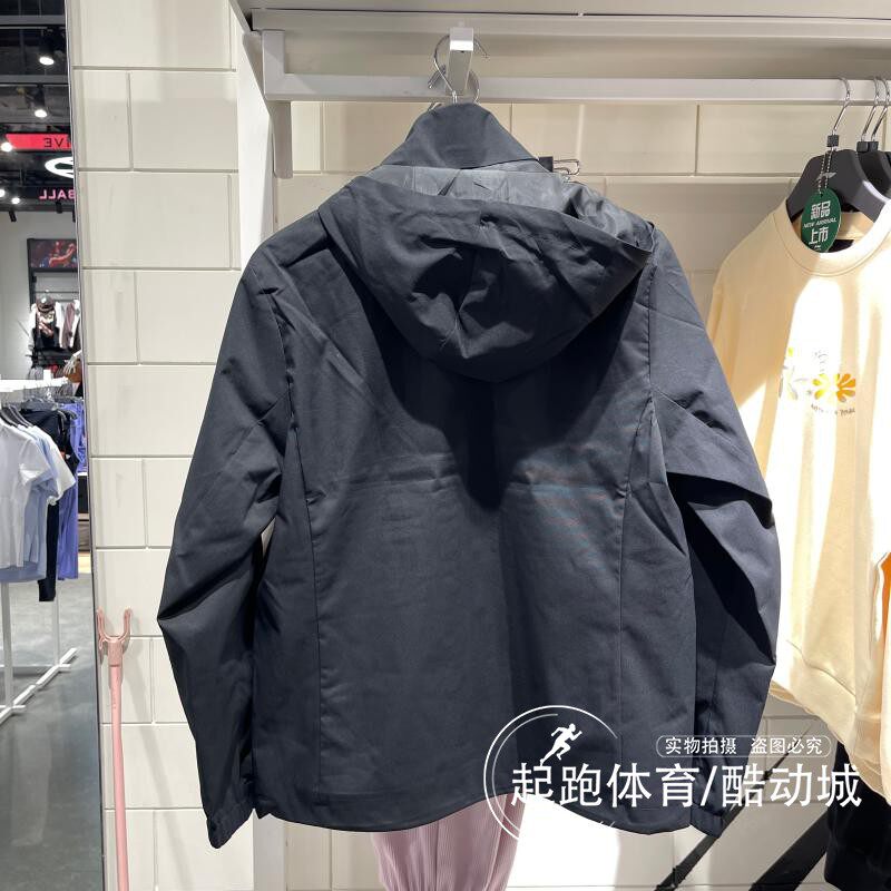 LI NING 남성 및 여성 스포츠 윈드 브레이커 2023 가을 다목적 편안한 방풍 캐주얼 후드 자켓 AFDT753|748