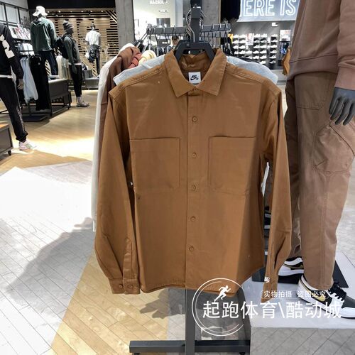 耐克男女翻领运动休闲衬衫