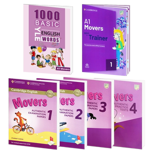 进口原版 2022 新版剑桥少儿英语考试真题试卷 Cambridge english Movers 剑桥YLE真题二级试卷
