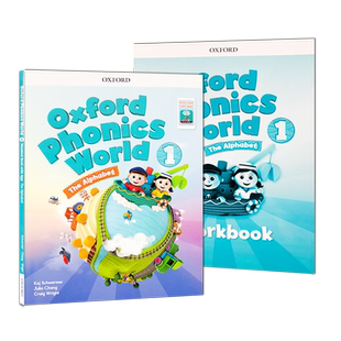 进口原版 牛津自然拼读教材 Oxford Phonics World 1/2/3/4/5级 牛津树儿童启蒙拼读系列 含在线学习课程
