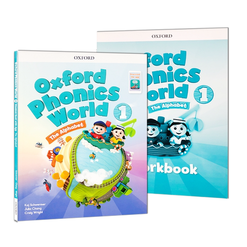 进口原版 牛津自然拼读教材 Oxford Phonics World 1/2/3/4/5级 牛津树儿童启蒙拼读系列 含在线学习课程