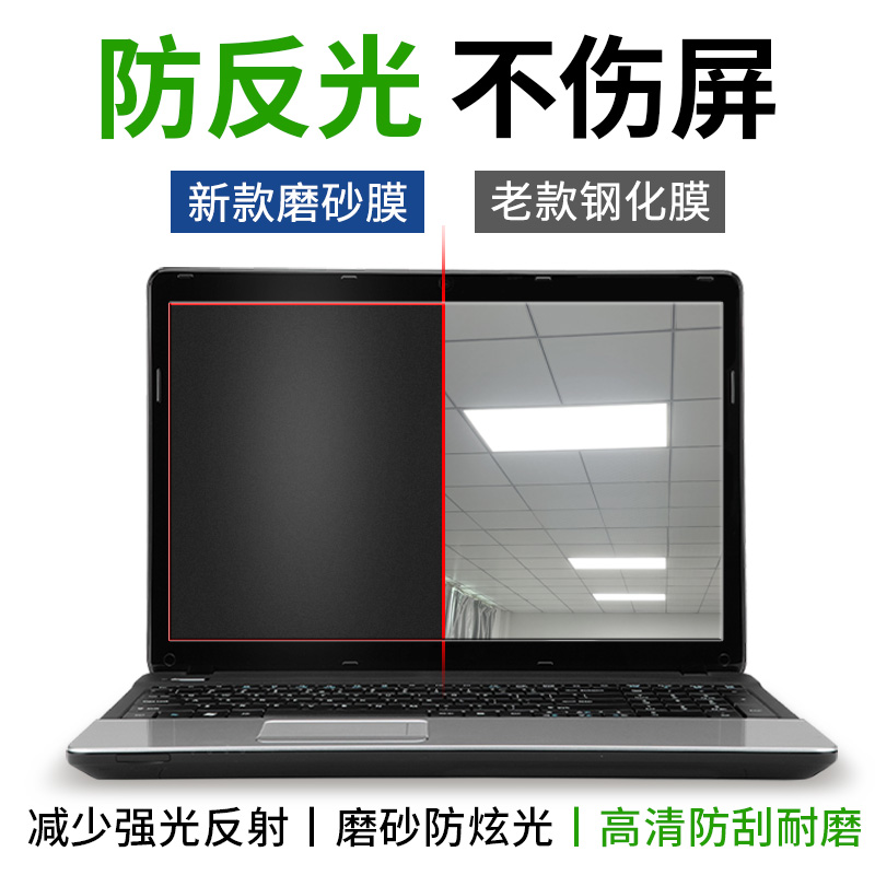 电脑防反光屏幕膜27寸磨砂防阳光