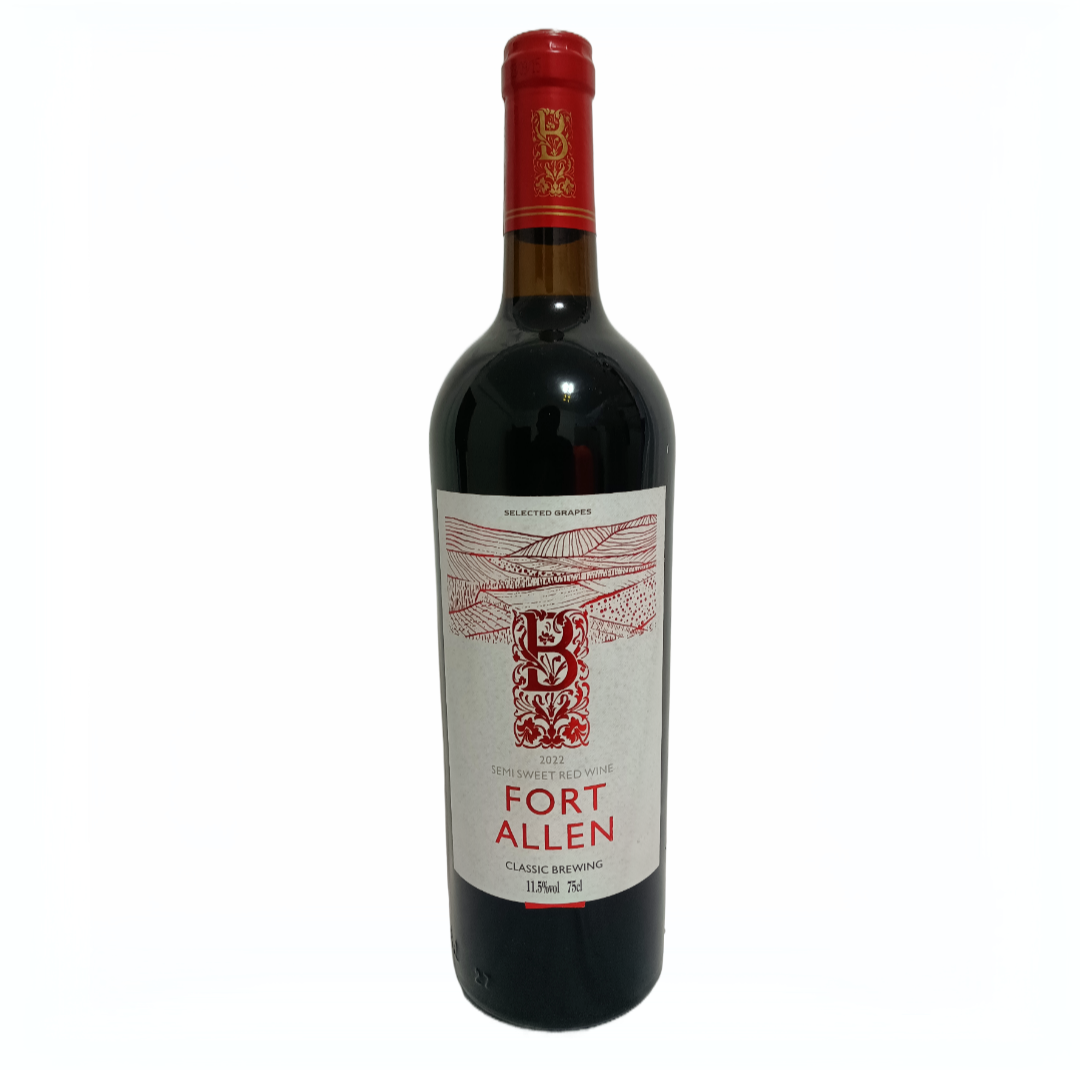 西班牙原酒進口艾倫堡半甜紅葡萄酒750ml配紅酒袋、配開瓶器