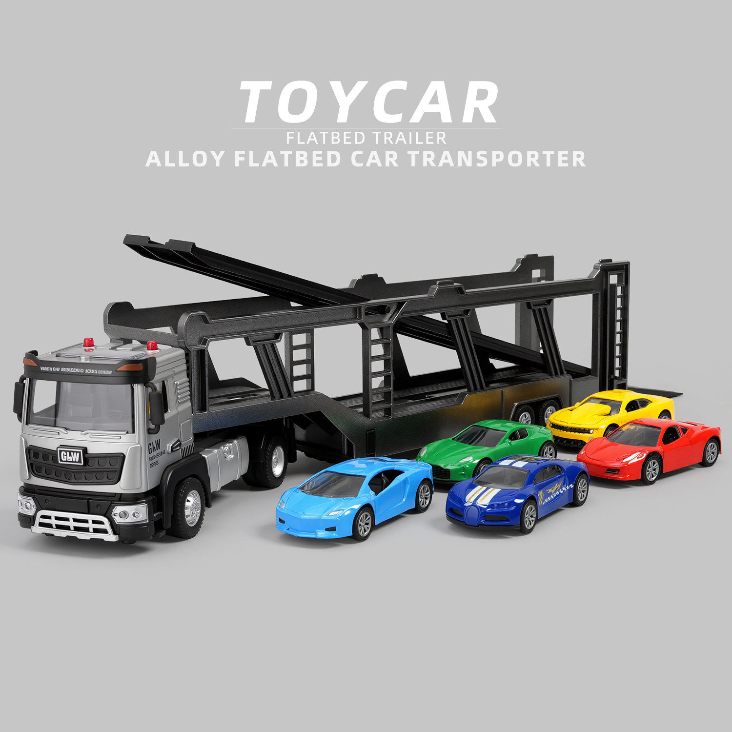 儿童合金双层拖车运输车玩具仿真卡车汽车模型平板拖车男女孩礼物,玩具/童车/益智/积木/模型,合金车/玩具仿真车/收藏车模,淘宝优惠券,粉丝福利购,淘宝优惠卷